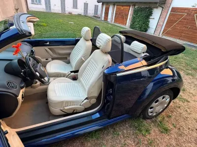 Usata VW New Beetle 116 CV (85 kW) 2008 Blu/azzurro Utilitaria