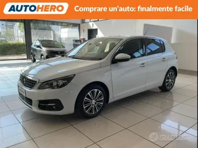 Usata Peugeot 308 131 CV (96 kW) 2021 Bianco Berlina