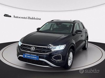 Usata VW T-Roc Life 116 CV (85 kW) 2024 Nero SUV