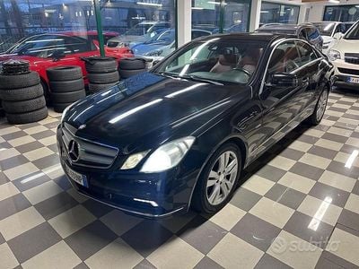Usata Mercedes E250 Avantgarde 205 CV (150 kW) 2010 Nero Coupé