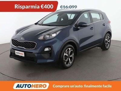 Usata Kia Sportage 136 CV (100 kW) 2021 Blu/azzurro SUV