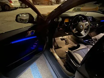 Usata BMW 118 M Sport 150 CV (110 kW) 2021 Blu/azzurro Utilitaria
