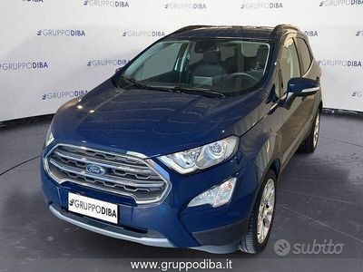 Usata Ford Ecosport Titanium S 125 CV (91 kW) 2021 Blu SUV