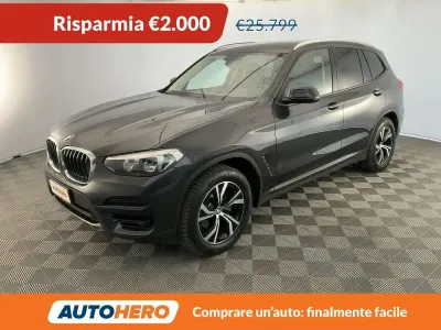 Usata BMW X3 Advantage 190 CV (139 kW) 2021 Nero SUV