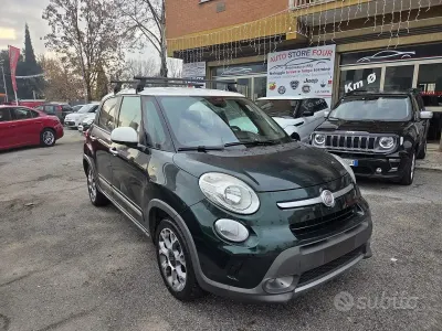 Usata Fiat 500L 85 CV (62 kW) 2015 Verde Monovolume