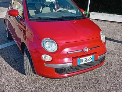 Usata Fiat 500 75 CV (55 kW) 2009 Rosso Cabrio