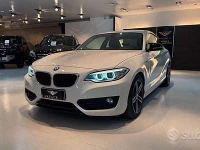 Usata BMW 218 Luxury Line 150 CV (110 kW) 2016 Bianco Coupé