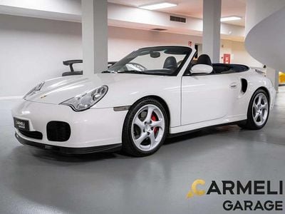 Usata Porsche 911 Turbo Cabriolet 420 CV (308 kW) 2004 Bianco Cabrio