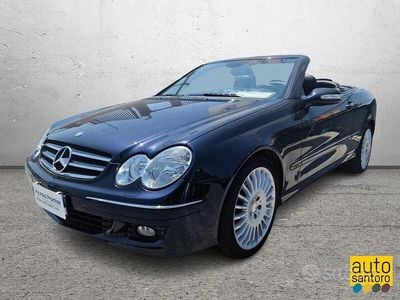 Usata Mercedes CLK200 Elegance 184 CV (135 kW) 2008 Nero Cabrio