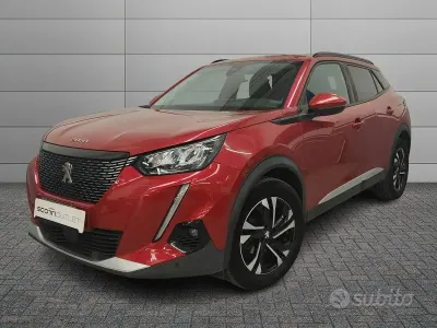 Käytetty Peugeot 2008 Allure 102 HP (75 kW) 2020 Punainen Katumaasturi