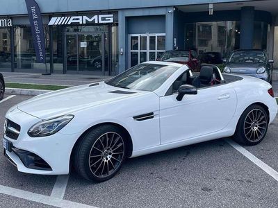 Usata Mercedes SLC180 AMG line 156 CV (114 kW) 2018 Bianco Cabrio
