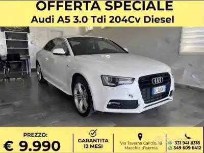 Usata Audi A5 Advanced 204 CV (150 kW) 2012 Bianco Coupé