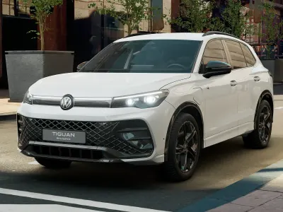 Nuova VW Tiguan R-line Plus 204 CV (150 kW) 2026 Pure white SUV