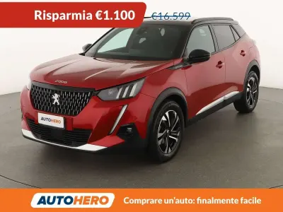 Usata Peugeot 2008 GT-line 131 CV (96 kW) 2020 Rosso SUV
