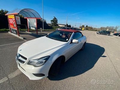 Usata Mercedes E220 2014 Bianco Cabrio