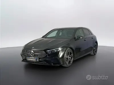 Usata Mercedes A180 Advanced Plus 116 CV (85 kW) 2024 Nero metalizzato Berlina