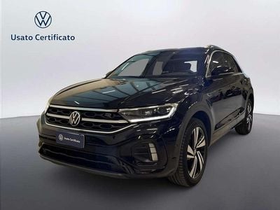 Usata VW T-Roc R-line 116 CV (85 kW) 2023 Deep black perlato SUV