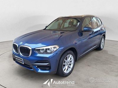 Usata BMW X3 Advantage 190 CV (139 kW) 2021 Blu SUV