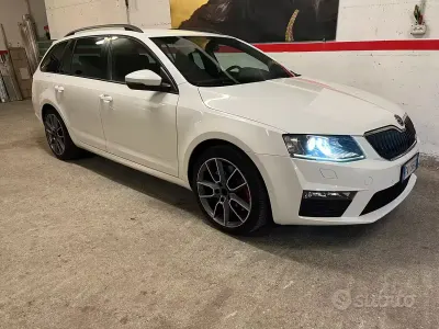 Usata Skoda Octavia RS 184 CV (135 kW) 2015 Bianco Station wagon