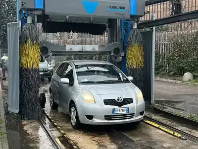 Usata Toyota Yaris 69 CV (50 kW) 2008 Nero Utilitaria