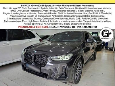 usata BMW X4 M-Sport C.20" Tetto Navigatore Telecamera MSport M