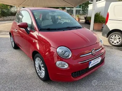 Usata Fiat 500 Lounge 69 CV (50 kW) 2020 Rosso Utilitaria