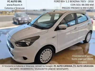 Usata Ford Ka Plus 71 CV (52 kW) 2018 Bianco Utilitaria