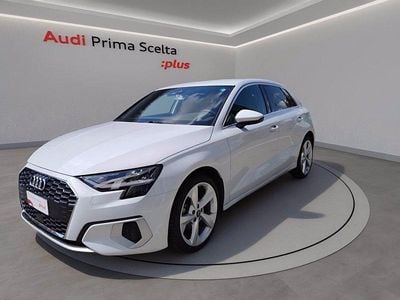Usata Audi A3 Advanced 150 CV (110 kW) 2022 Bianco Berlina
