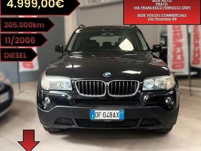Usata BMW X3 150 CV (110 kW) 2006 Nero SUV