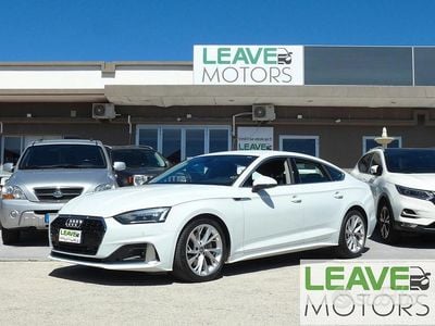 Usata Audi A5 190 CV (139 kW) 2020 Bianco Coupé