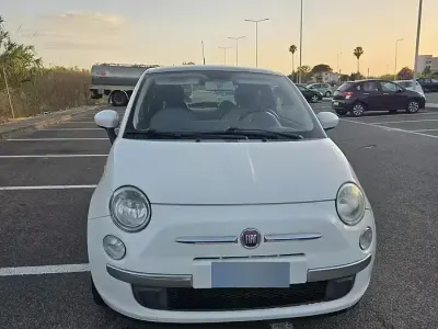 Usata Fiat 500 Lounge 75 CV (55 kW) 2009 Bianco Cabrio