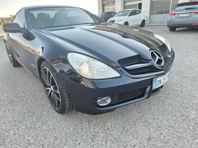 Usata Mercedes SLK200 184 CV (135 kW) 2008 Blu/azzurro Cabrio