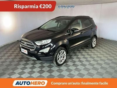 Second-hand Ford Ecosport Titanium 125 CP (91 kW) 2022 Negru SUV