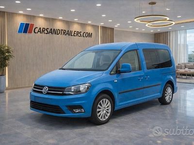Begagnad VW Caddy 110 HK (80 kW) 2013 Blå Minibuss