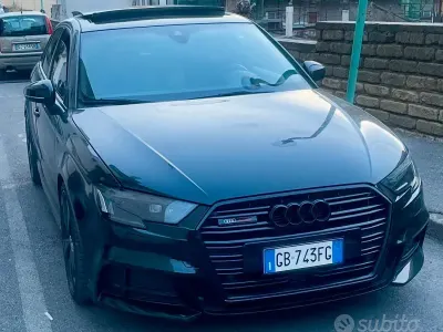 Usata Audi A3 S-Line 150 CV (110 kW) 2016 Nero Berlina