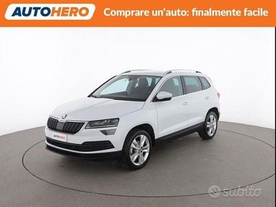 Usata Skoda Karoq Style 150 CV (110 kW) 2019 Bianco SUV