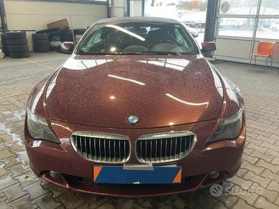Usata BMW 645 Cabriolet Exclusive 333 CV (244 kW) 2005 Rosso Cabrio