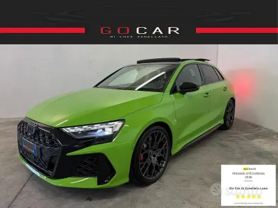 Usata Audi RS3 Ambiente 400 CV (294 kW) 2025 Verde Berlina