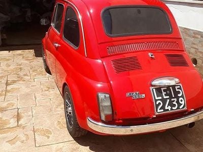Usata Fiat 500C 1970 Rosso Cabrio