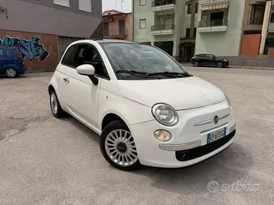 Usata Fiat 500 Lounge 69 CV (50 kW) 2013 Bianco Berlina