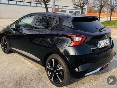 Usata Nissan Micra N-Connecta 90 CV (66 kW) 2017 Nero Utilitaria