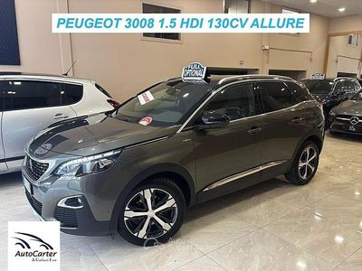 Usata Peugeot 3008 GT-line 131 CV (96 kW) 2018 Grigio SUV