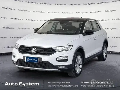 Usata VW T-Roc Style 110 CV (80 kW) 2021 White silver SUV