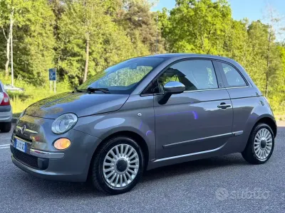 Begagnad Fiat 500 Lounge 69 HK (50 kW) 2011 Grå Sedan