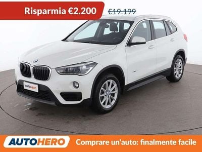 Usata BMW X1 Advantage 150 CV (110 kW) 2016 Bianco SUV