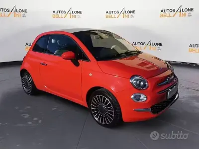 Usata Fiat 500C Lounge 69 CV (50 kW) 2017 Rosso Cabrio
