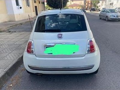 Usata Fiat 500 75 CV (55 kW) 2009 Bianco Cabrio