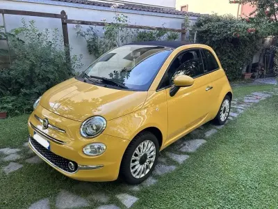 Usata Fiat 500C Lounge 69 CV (50 kW) 2016 Giallo Cabrio