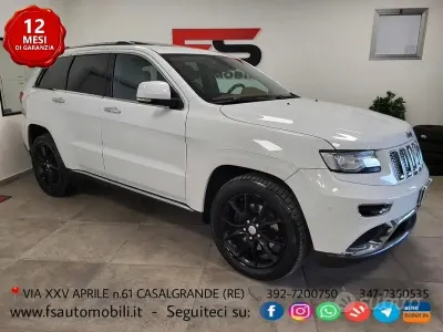 Usata Jeep Grand Cherokee Summit 250 CV (183 kW) 2015 Bianco SUV