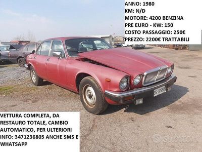 usata Jaguar XJ 4.2 1980 Da Restauro Totale